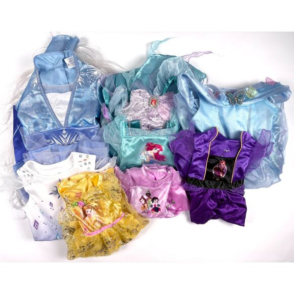 Disney Princess Dress-Up Bundle | 3T–5T | Elsa, Ariel, Belle, Anna, Cinderella - Picture 1 of 16